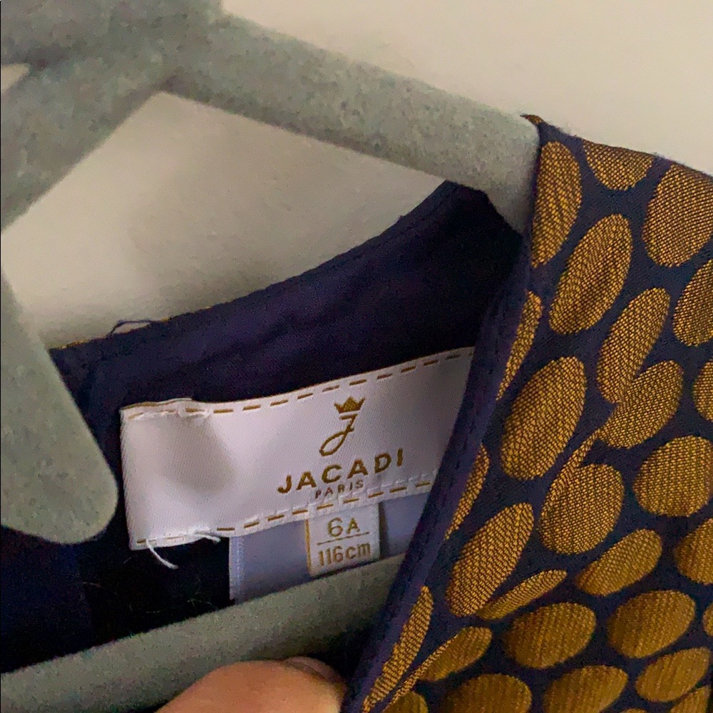 Jacadi dress size 6 girls